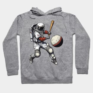 Baseball Astronaut #2 Hoodie